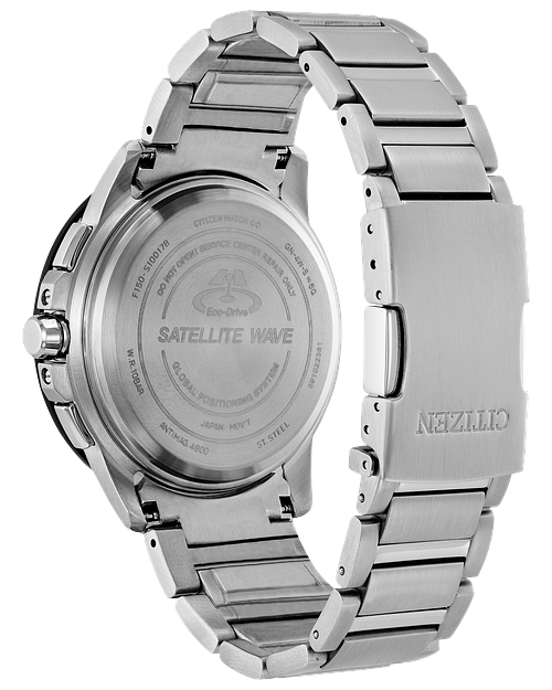 Satellite Wave World Time GPS Men s Steel CC3005 85E Watch CITIZEN